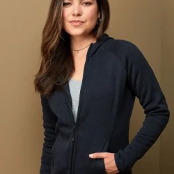 Ženska pletena jakna iz flisa s kapuco Stedman Lux Knit Fleece Jacket Women