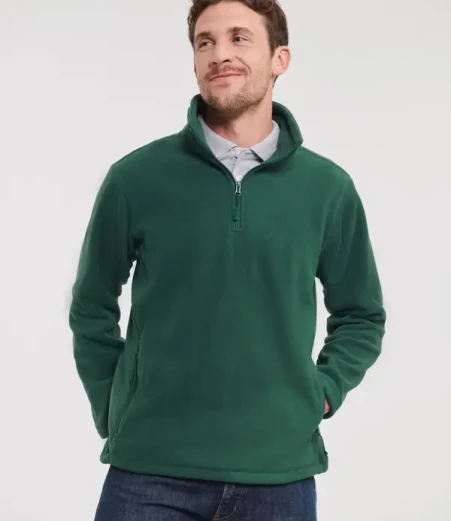 Pulover iz flisa s kratko zadrgo Russell Athletic 874M