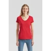 Ženska majica z V-izrezom F.O.L. Lady-Fit Iconic 150 V-Neck T