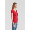 Ženska majica z V-izrezom F.O.L. Lady-Fit Iconic 150 V-Neck T