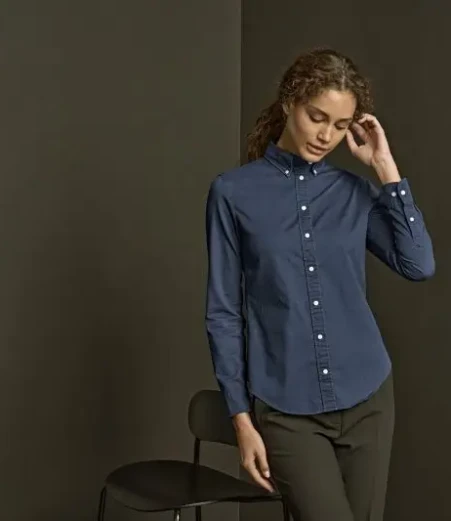 Jeans twill bluza z dolgimi rokavi Tee Jays TJ 4003