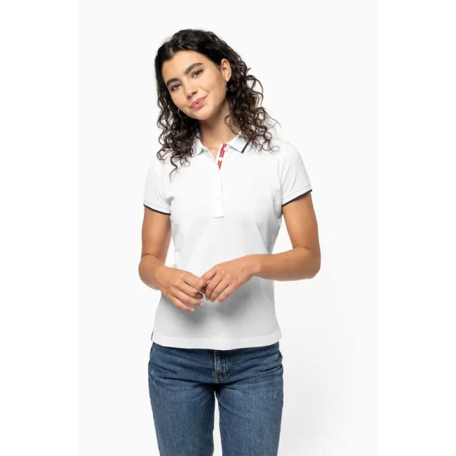 Ženska kontrastna polo majica Kariban K 252