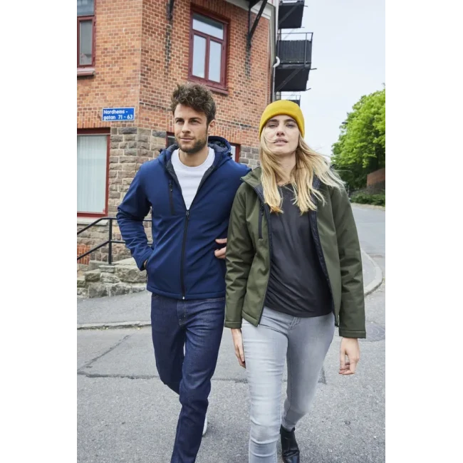 Moška s kapuco podložena softshell jakna Clique Padded Hooded Softshell Men