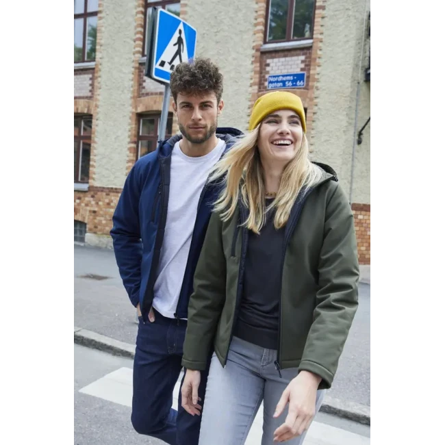 Ženska s kapuco podložena softshell jakna Clique Padded Hooded Softshell Women