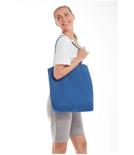 Denim Shopping Bag
