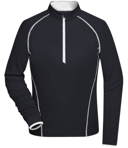 Raztegljiva ženska majica z dolgimi rokavi