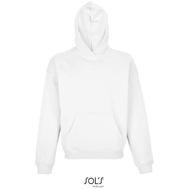 Unisex pulover s kapuco