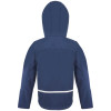 Otroška trislojna softshell jakna s kapuco