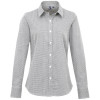 Ženska bluza z dolgimi rokavi Gingham