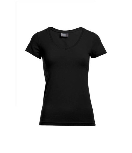 Ženska majica z V-izrezom Slim Fit