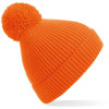 Pletena beanie kapa s cofom