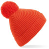 Pletena beanie kapa s cofom