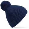 Pletena beanie kapa s cofom