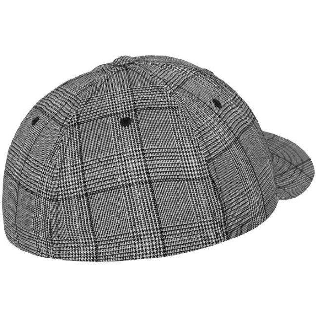 6-delna kapa s šildom FlexFit  - Glen Check