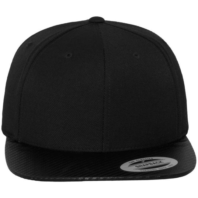 6-delna Snapback kapa "Carbon"