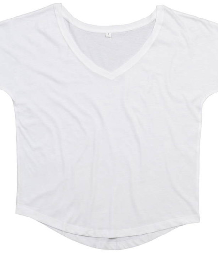 Ženska majica z V-izrezom Loose fit