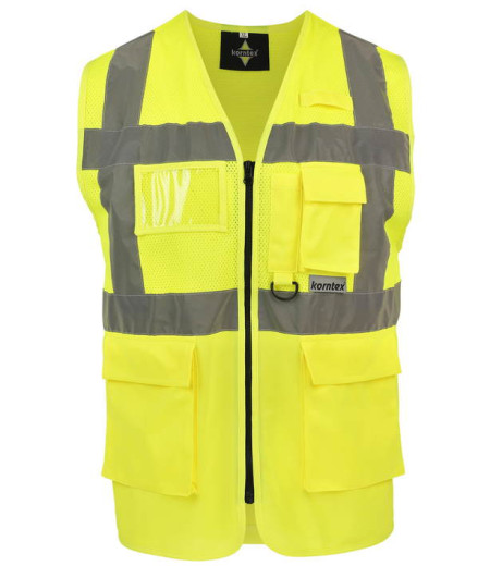 Hi-Vis multifunkcijski odsevni brezrokavnik