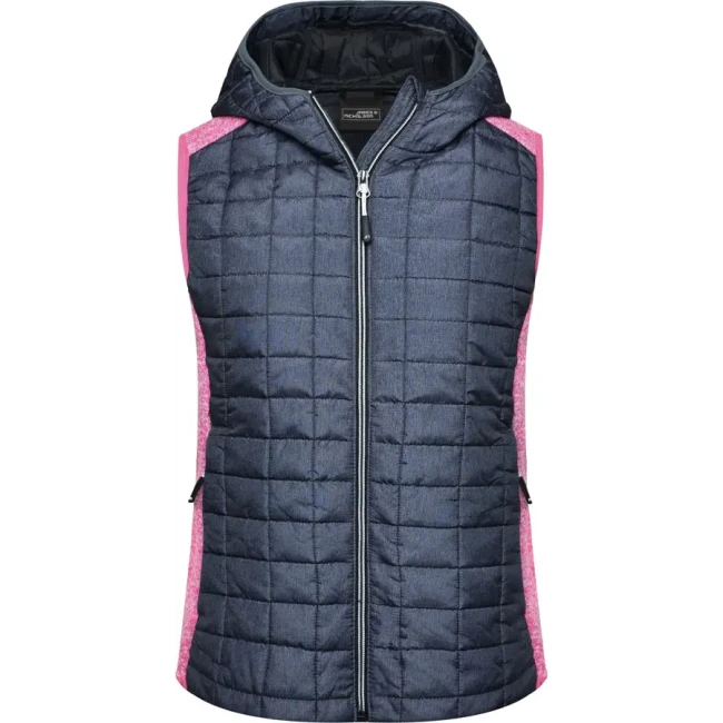 pink melange/anthracite melange