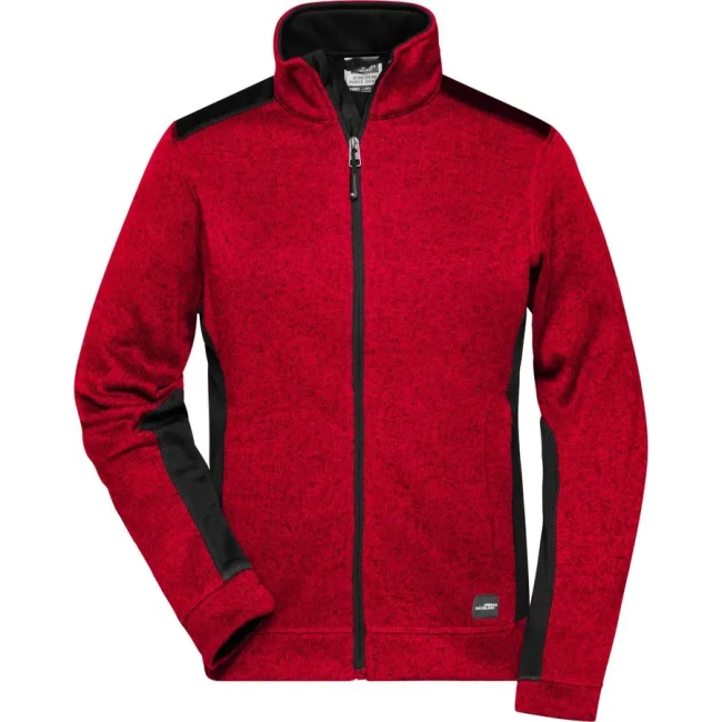 red melange/black