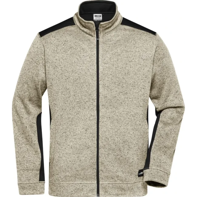 stone melange/black