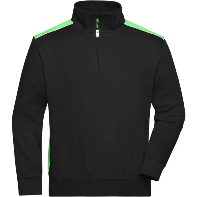 black/lime green