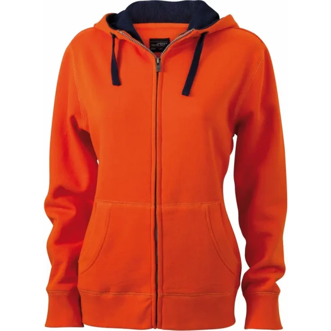 dark orange/navy