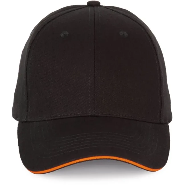 black/orange