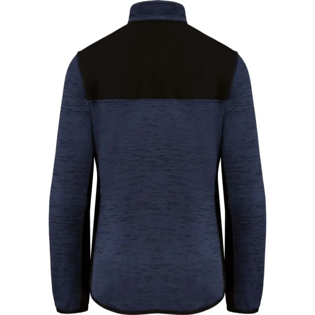 navy melange/black