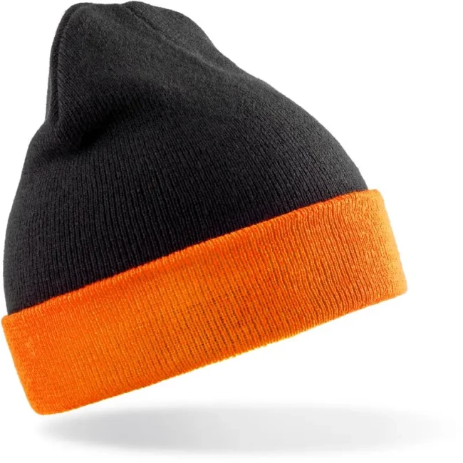 black/orange