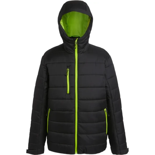black/lime green