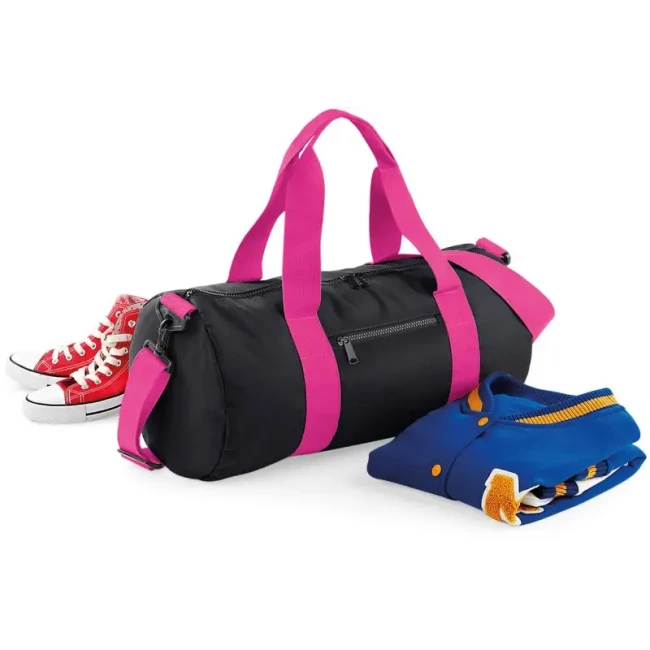 black/fuchsia