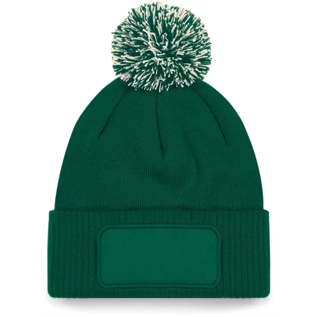 bottle green/off white