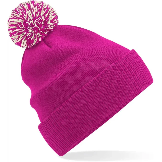 fuchsia/off white