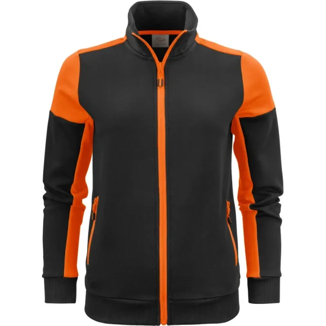 black/orange