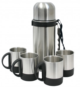 Set termoska iz nerjavečega jekla 1,0 l